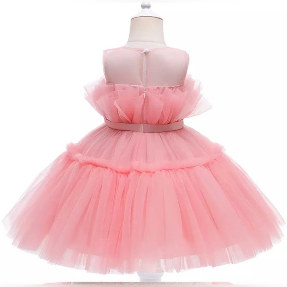 Girl wedding flower girl birthday party Christmas gift princess dress - Picture 5 of 11